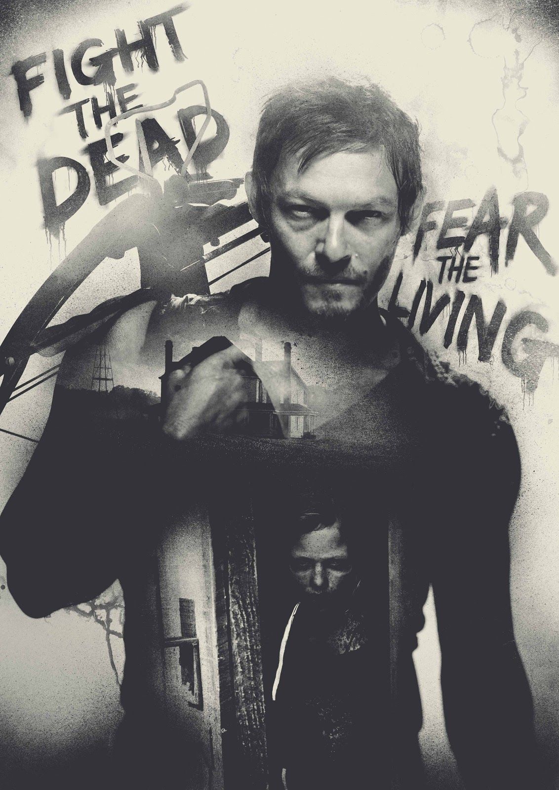 Walking Dead Phone Wallpaper Daryl - HD Wallpaper 