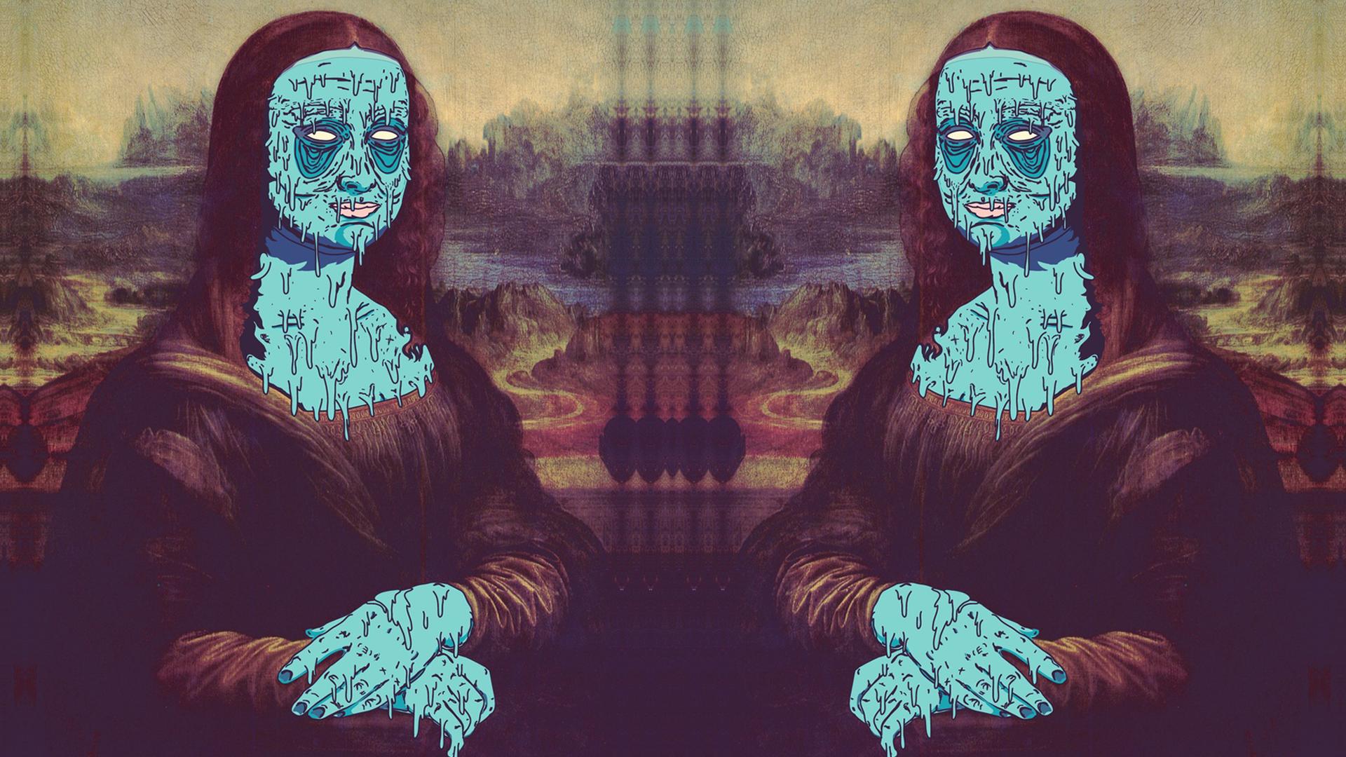 Freddie Mercury Mona Lisa - HD Wallpaper 