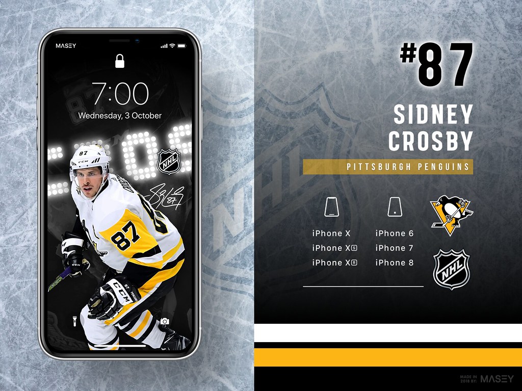 #87 Sidney Crosby Iphone Wallpapers - Philadelphia Flyers Wallpaper Hd Mobile - HD Wallpaper 