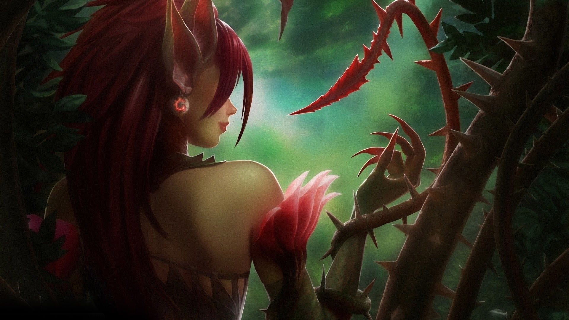 League Of Leagues Zyra - HD Wallpaper 