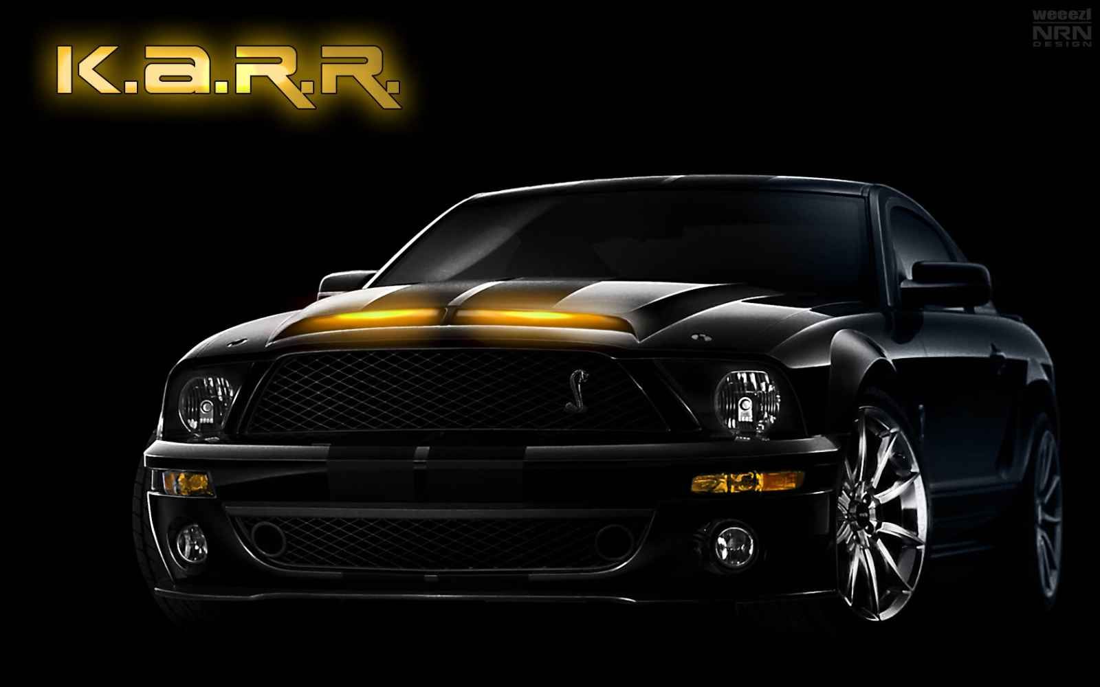 Karr Knight Rider Mustang - HD Wallpaper 