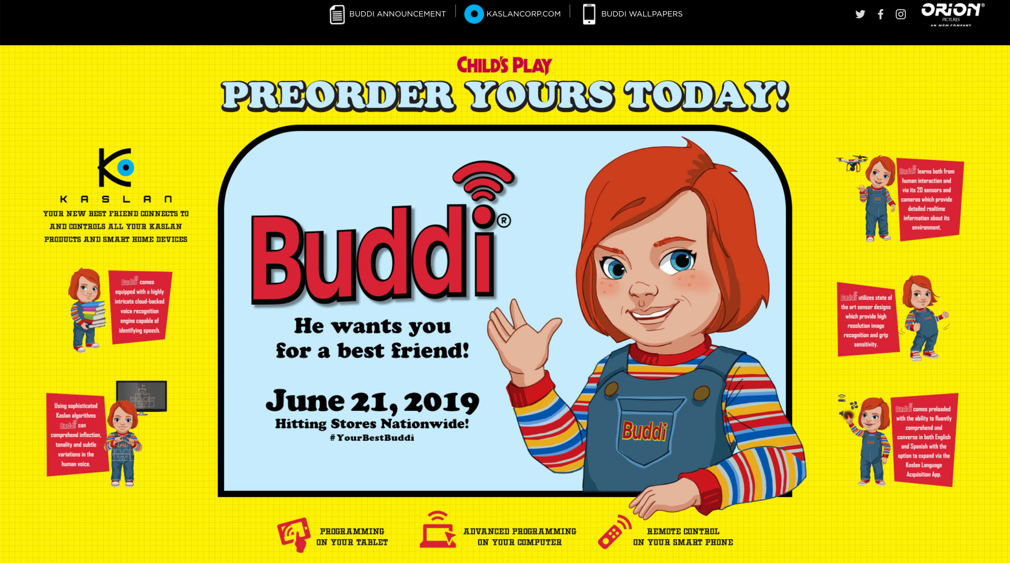 Child's Play Buddi Poster - HD Wallpaper 