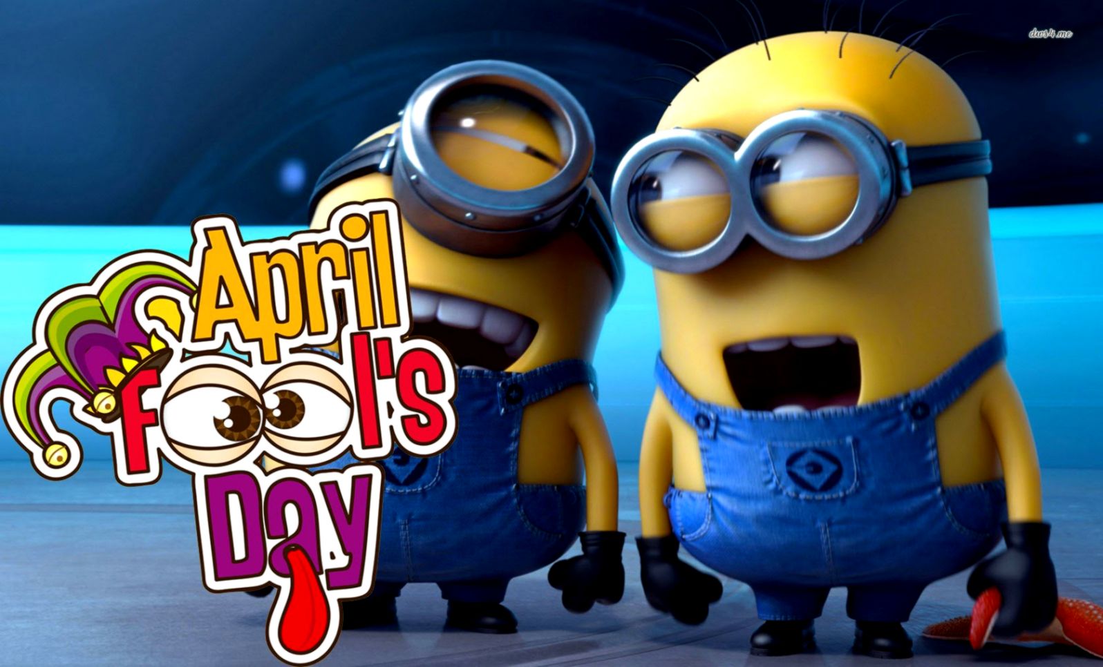 April Fool Pranks Images Wallpapers & Photos For Whatsapp - April Fools Day  Minions - 1596x966 Wallpaper 