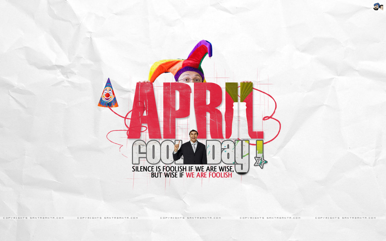 1st April Fool Wallpaper - Graphic Design - HD Wallpaper 