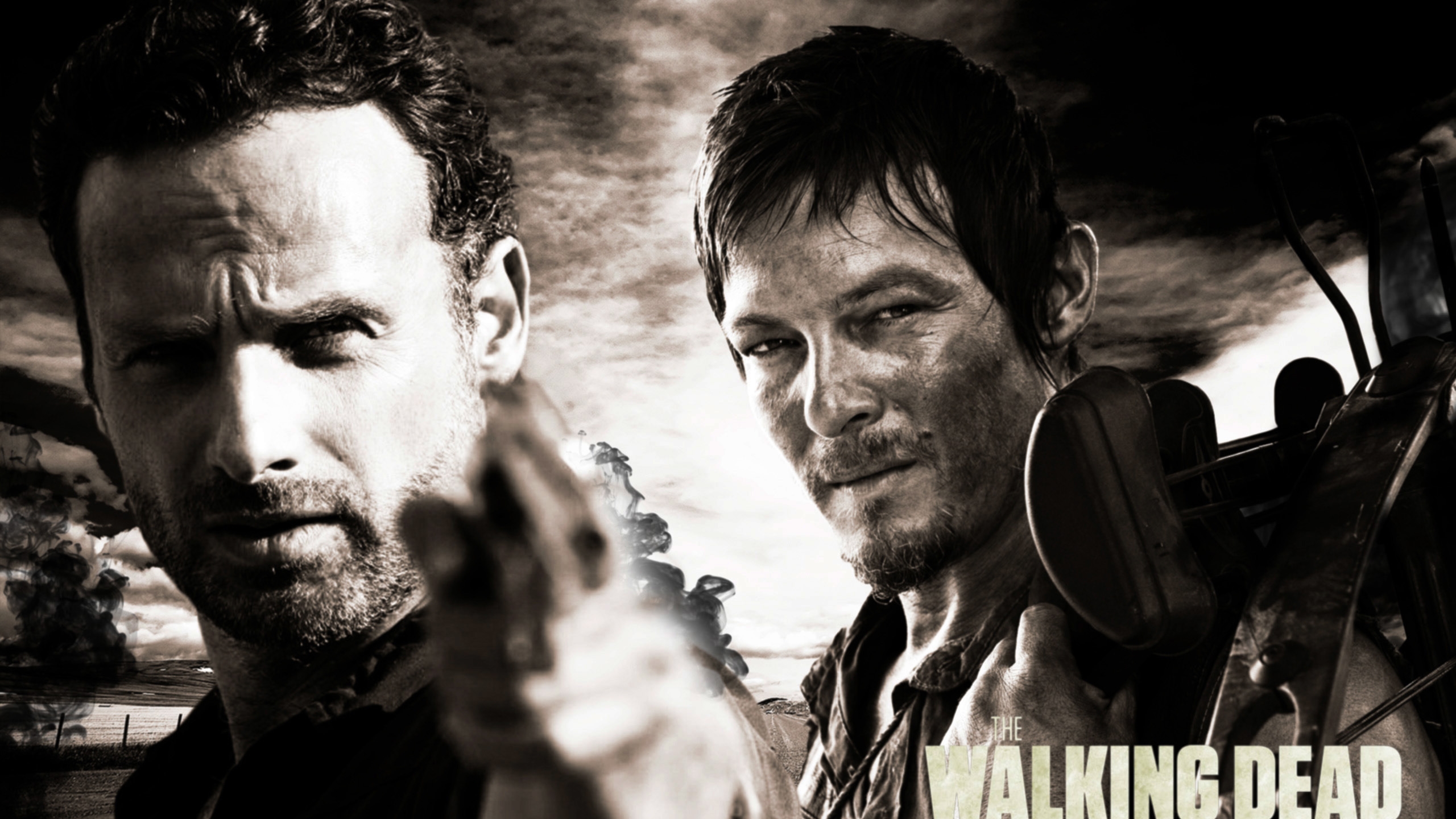 Walking Dead Wallpaper Rick And Daryl - HD Wallpaper 