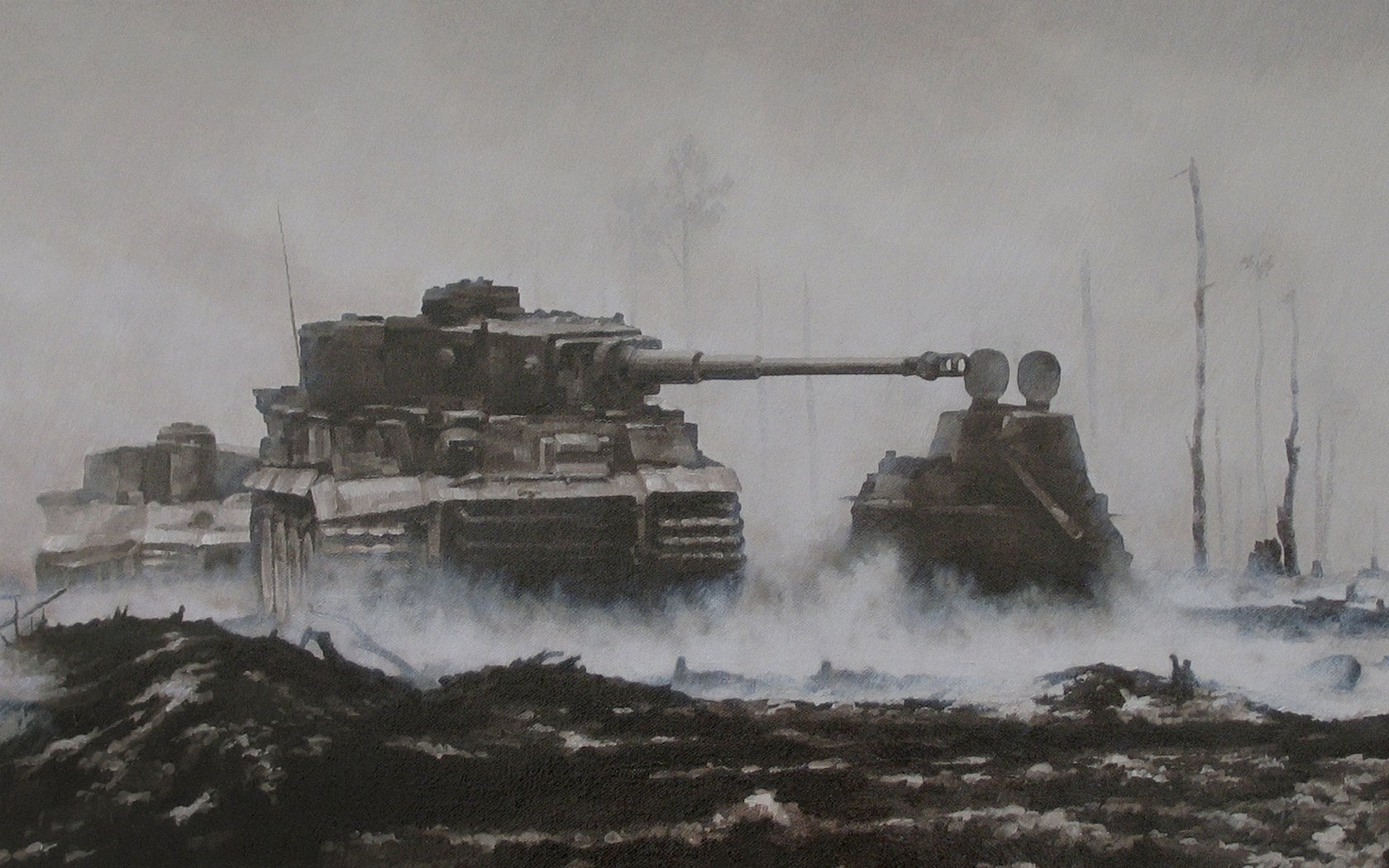 Tiger Tank - HD Wallpaper 