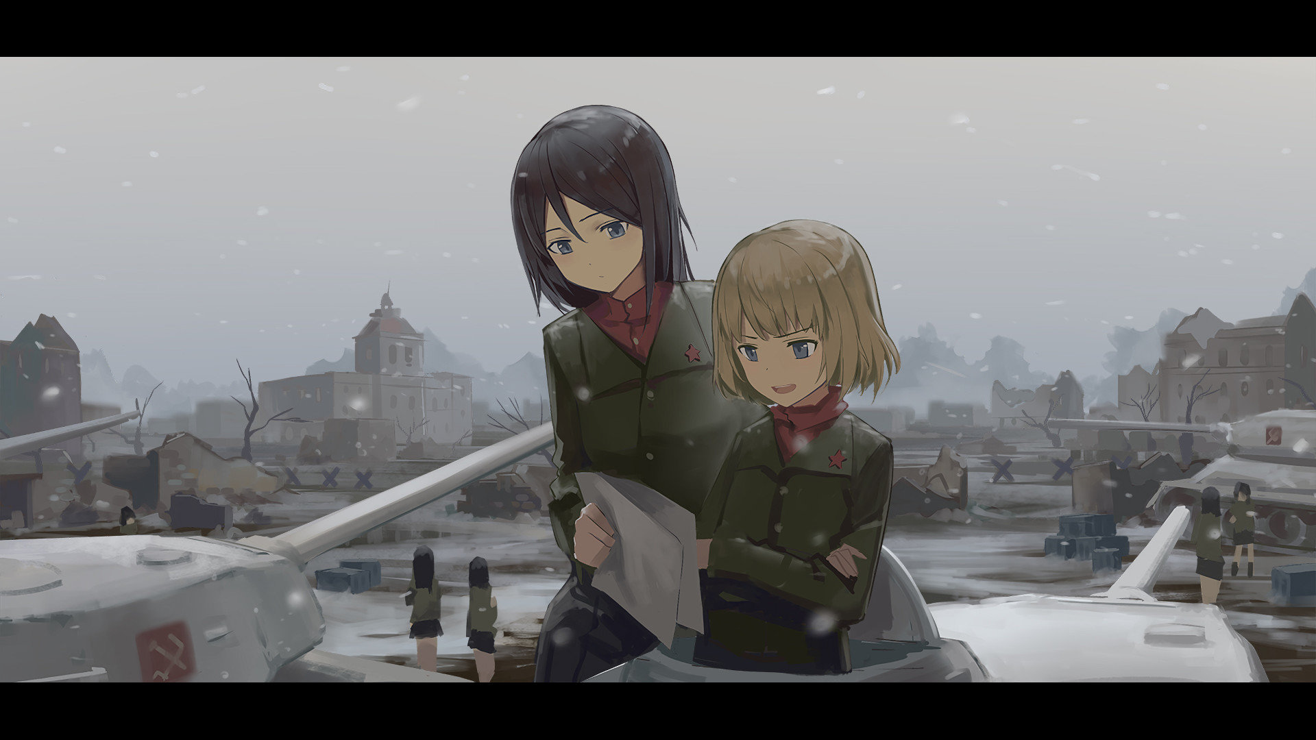 Awesome Girls Und Panzer Free Wallpaper Id - Girls Und Panzer Image Hd - HD Wallpaper 