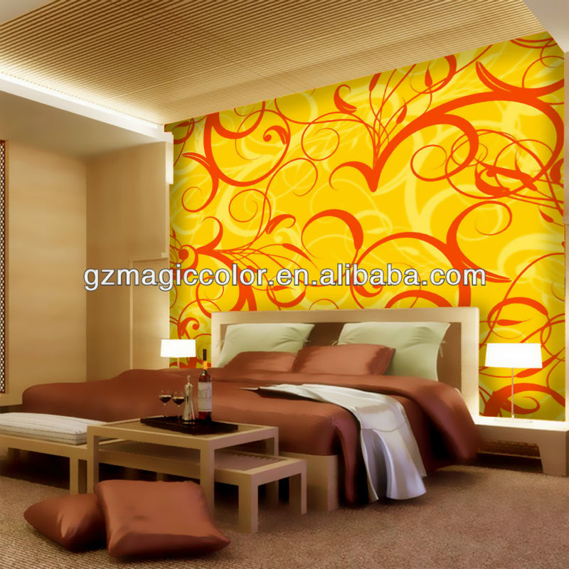 Royal Gold Arabic Design Painting Wallpaper Hot Sale - Royal Paint Latest Design - HD Wallpaper 