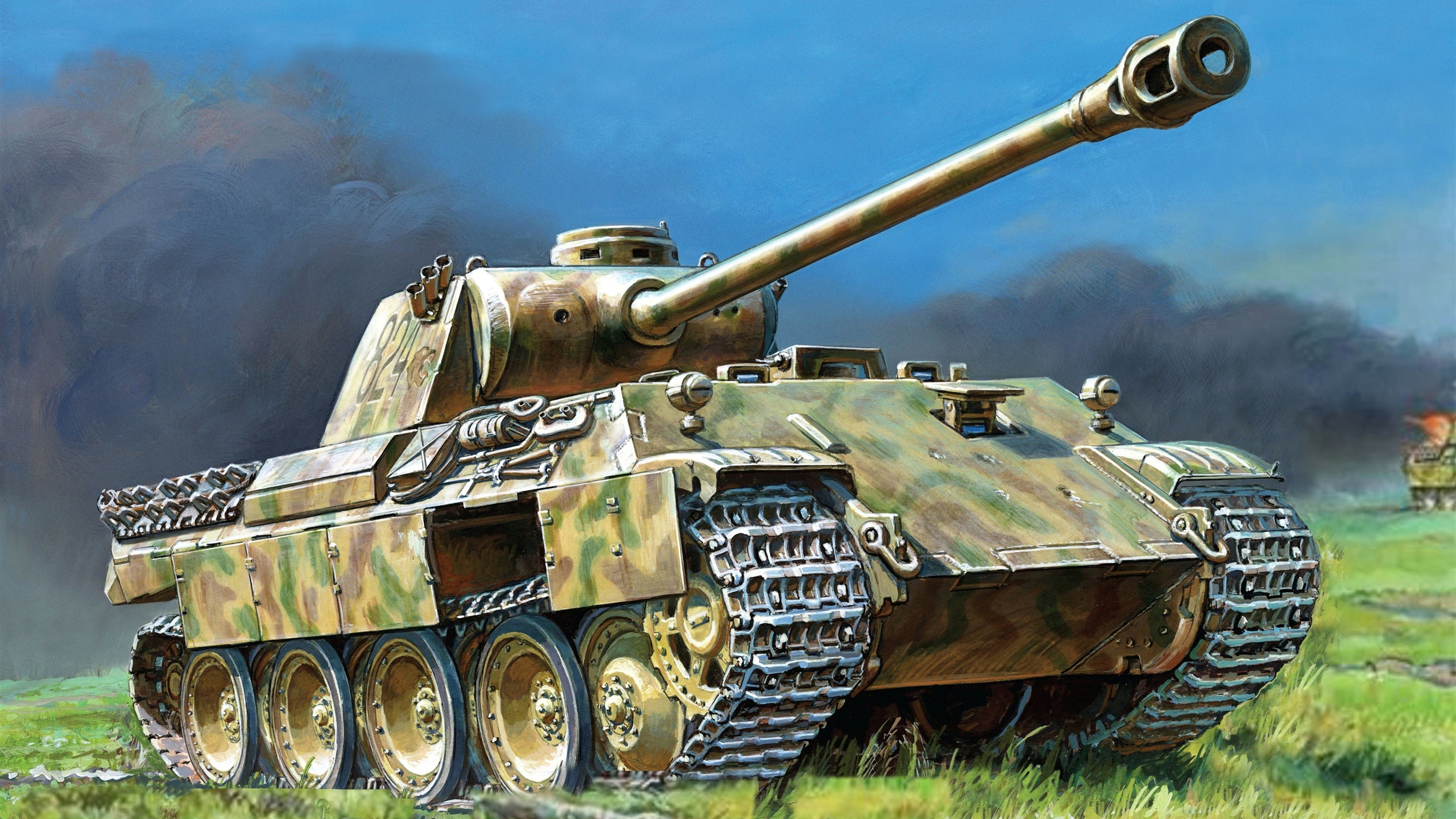 Panther Tank - HD Wallpaper 