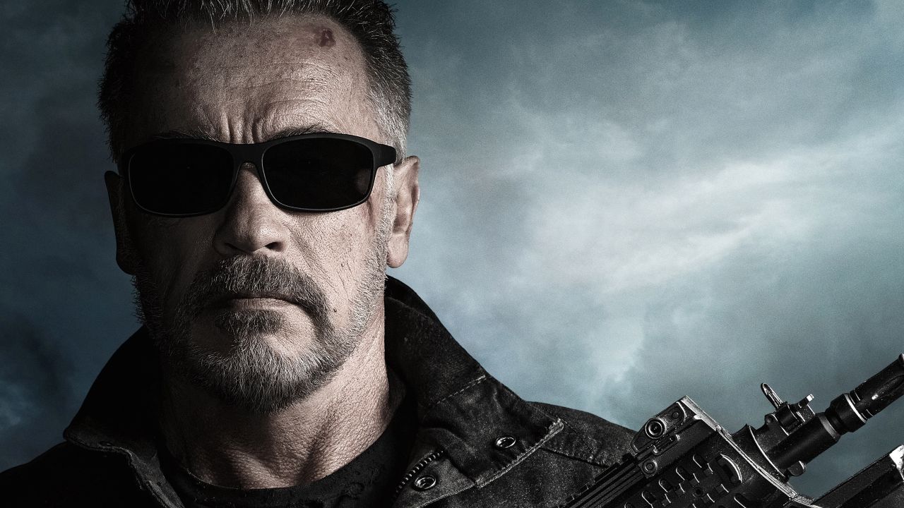 Terminator Dark Fate Arnold Schwarzenegger - HD Wallpaper 