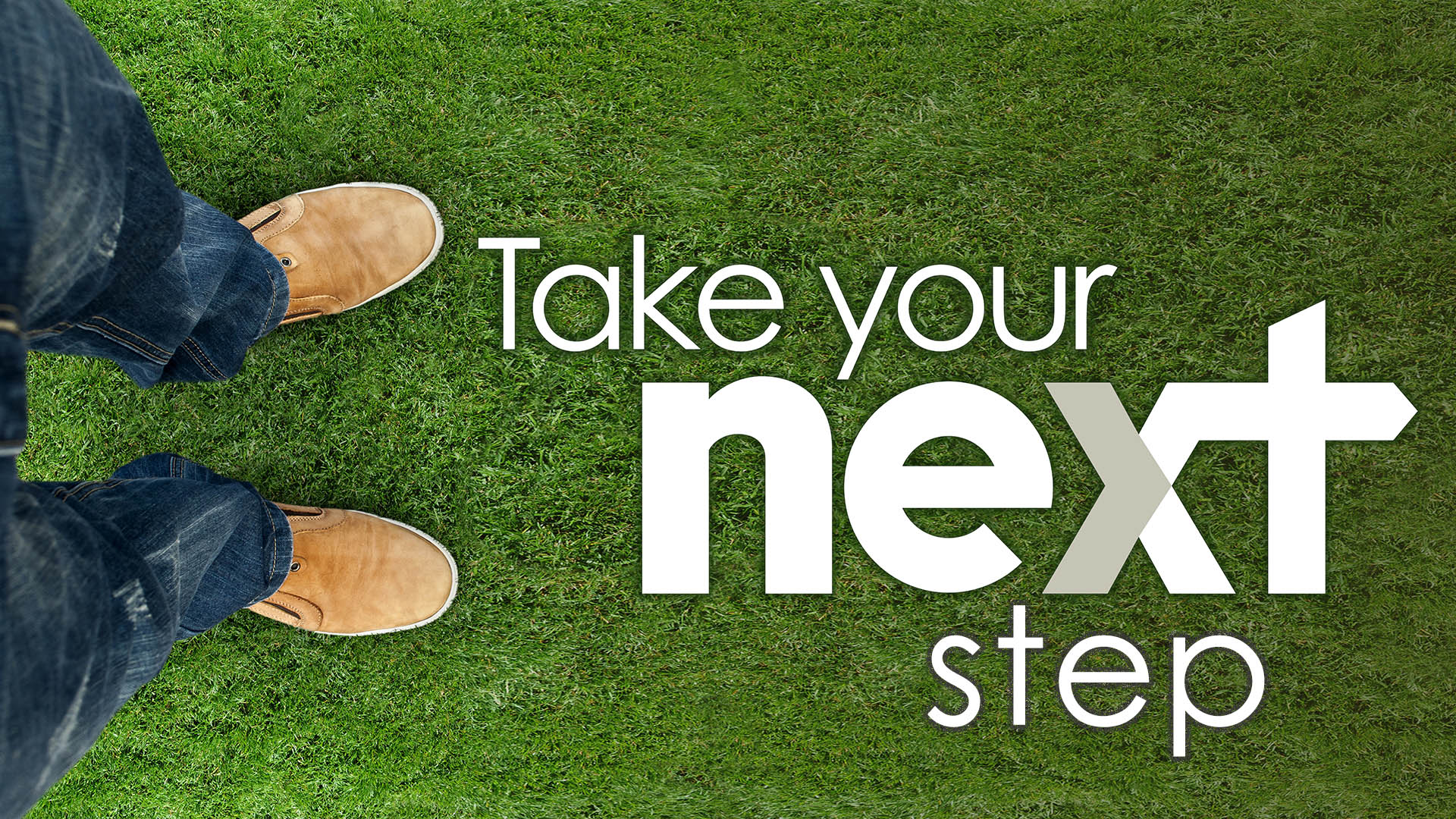 Parkview Adults
take Your Next Step - Grass - HD Wallpaper 