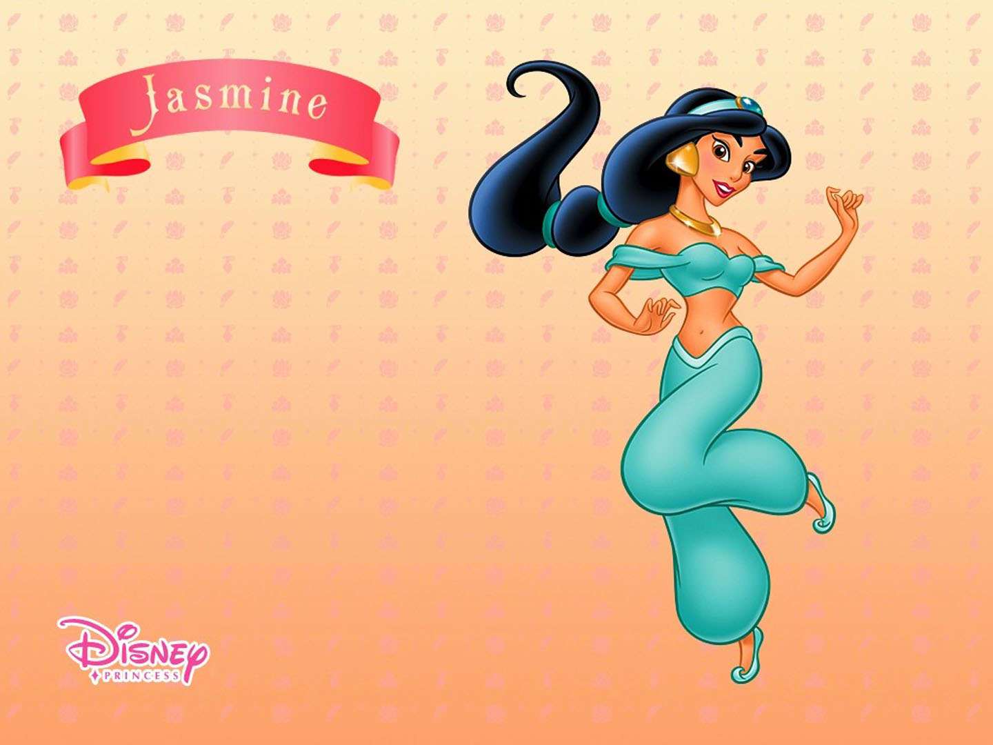 Jasmine From Aladdin - Jasmine Disney Princess - HD Wallpaper 