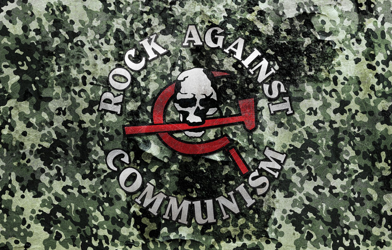 Photo Wallpaper Music, Metal, Camouflage, Rock, Rock, - Rock Against Communism - HD Wallpaper 