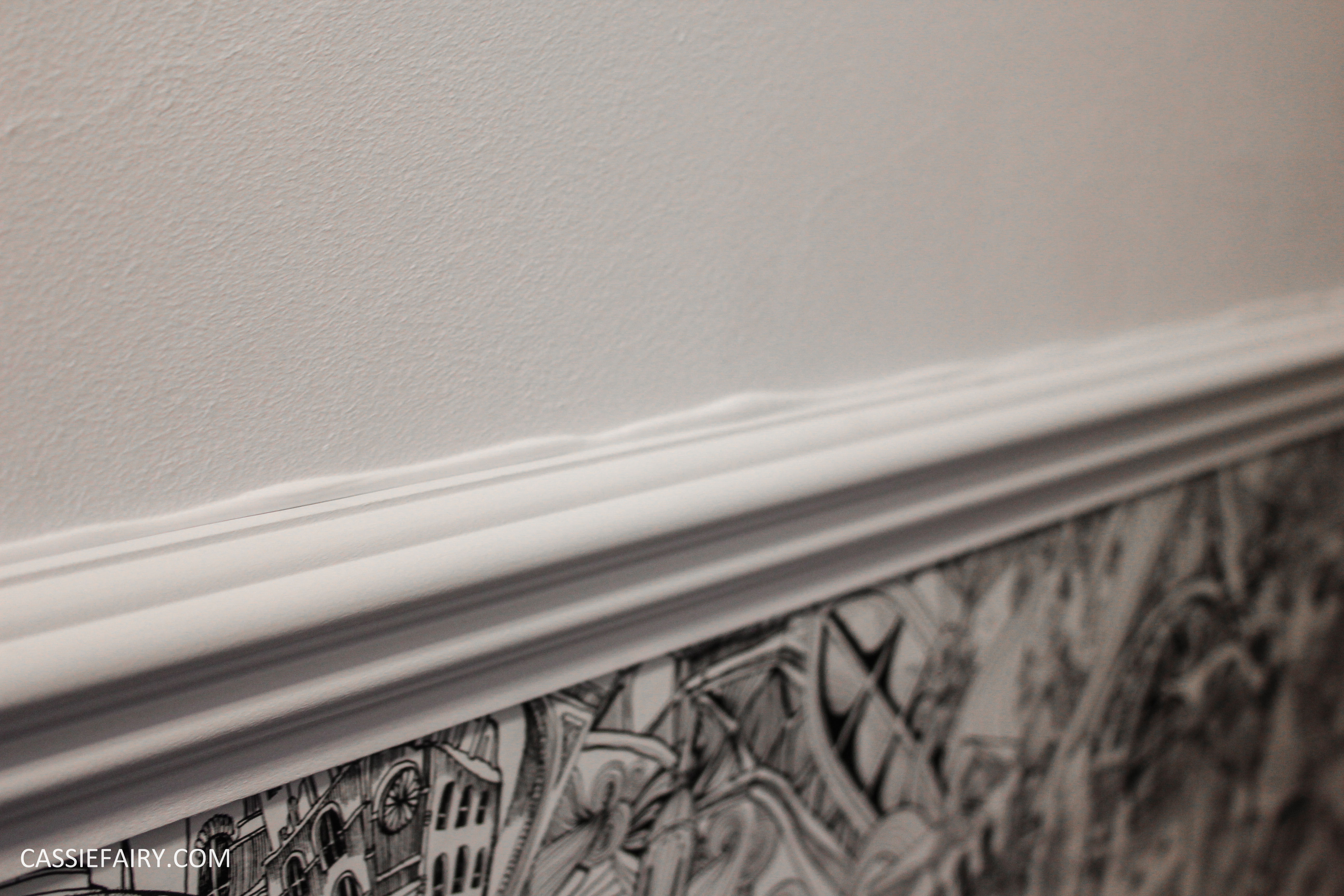 Wallpapering With Dado Rail - HD Wallpaper 