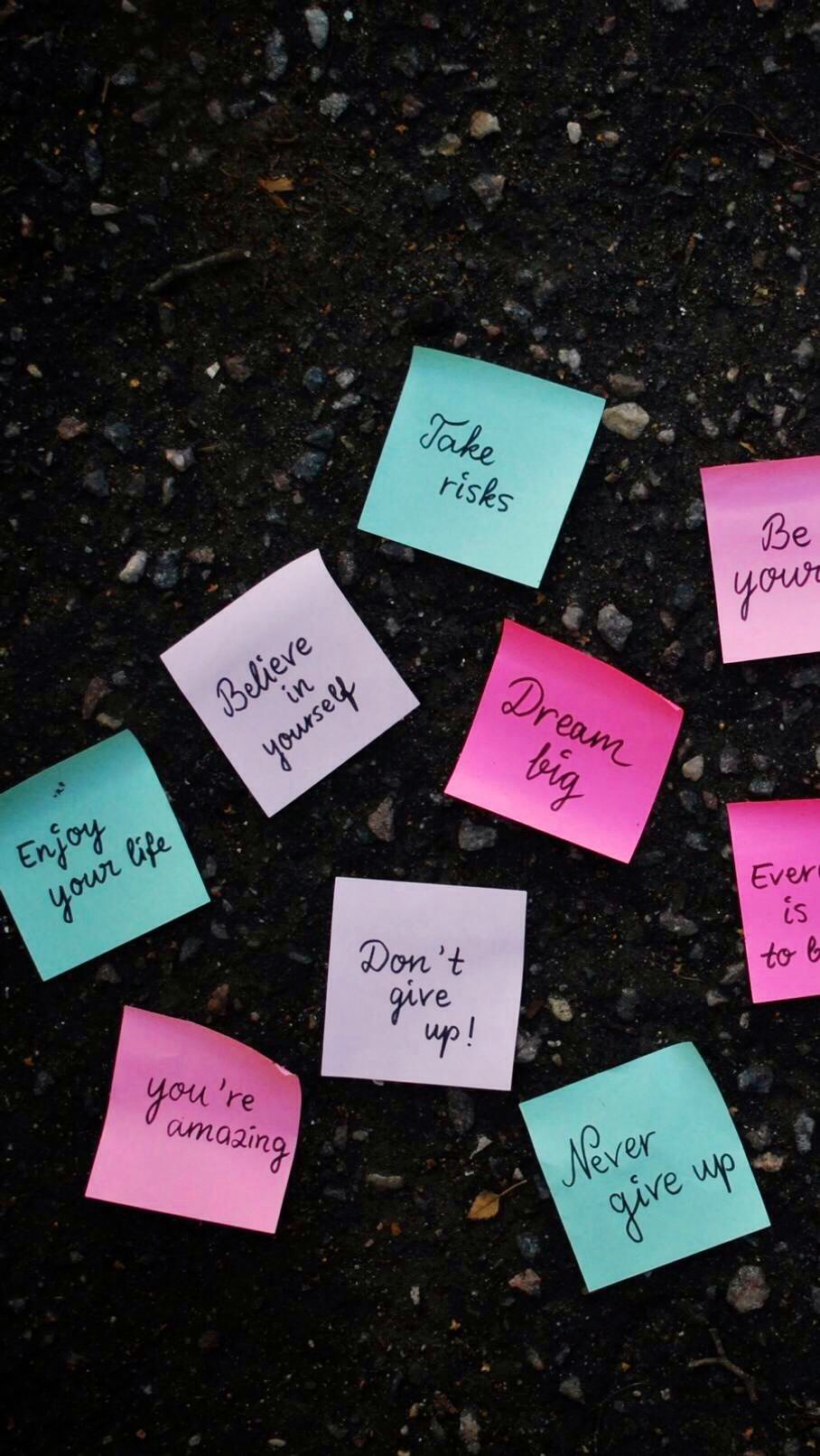 Encouragement Positive Sticky Notes - HD Wallpaper 