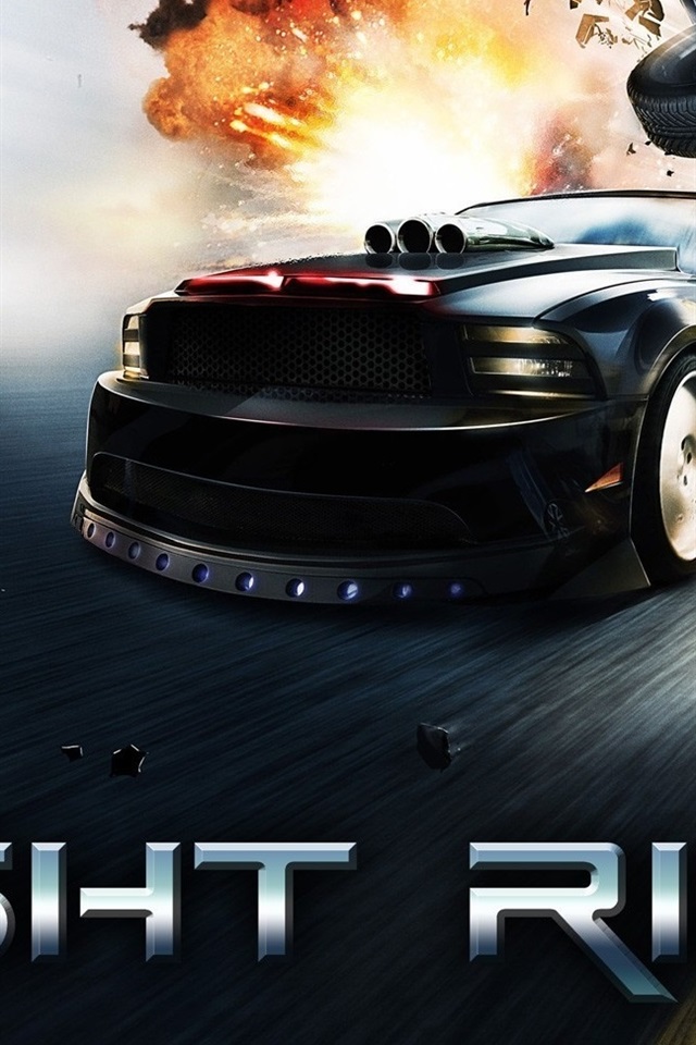 Iphone Wallpaper Knight Rider - Knight Rider 2008 Kitt Attack Mode - HD Wallpaper 
