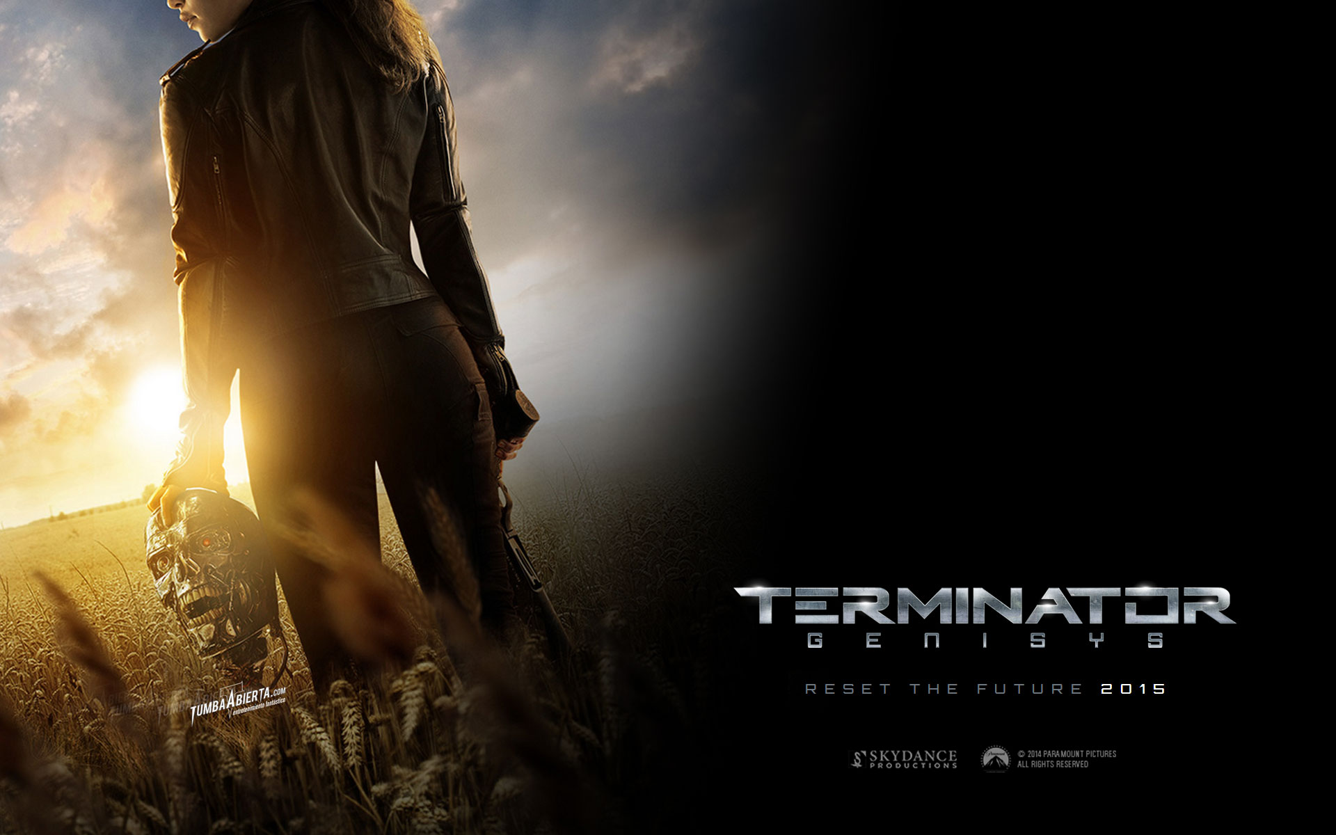 Emilia Clarke Terminator Genisys - HD Wallpaper 