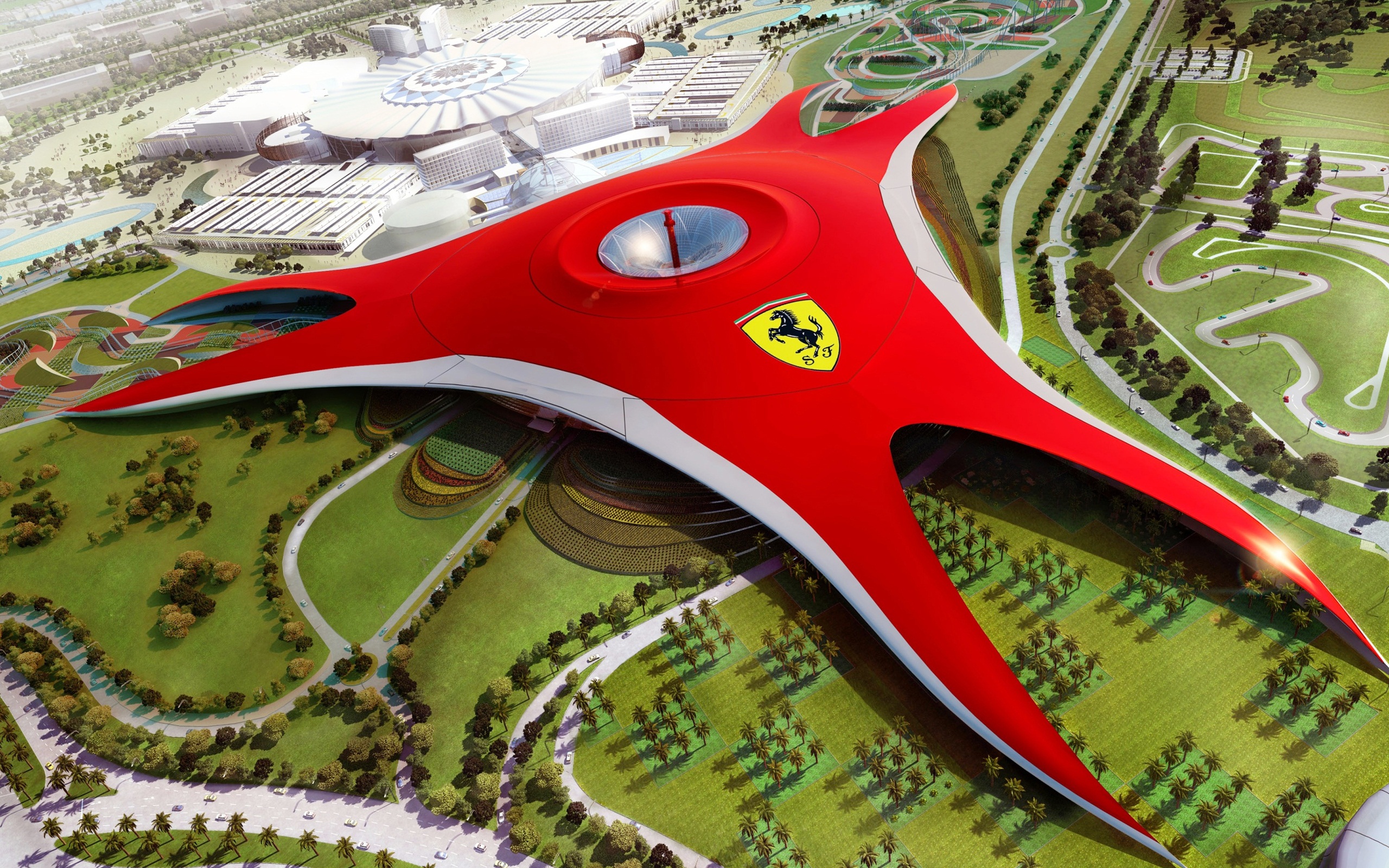 Ferrari World - Ferrari World Abu Dhabi - HD Wallpaper 