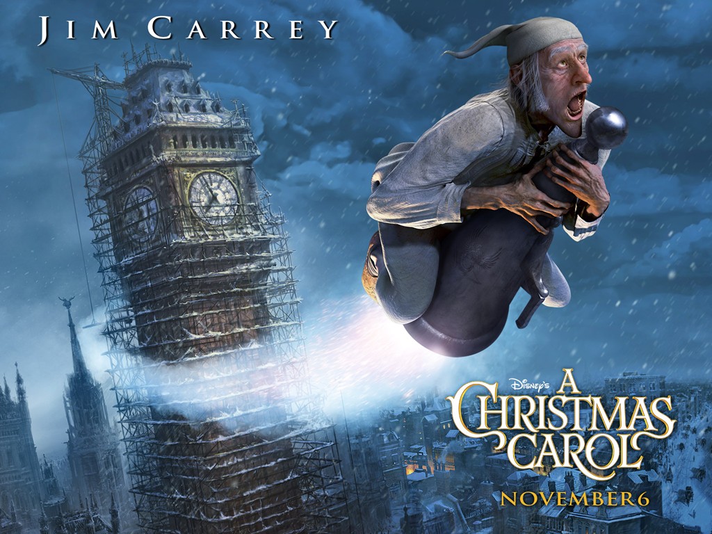 A Christmas Carol - Christmas Carol Jim Carrey - HD Wallpaper 