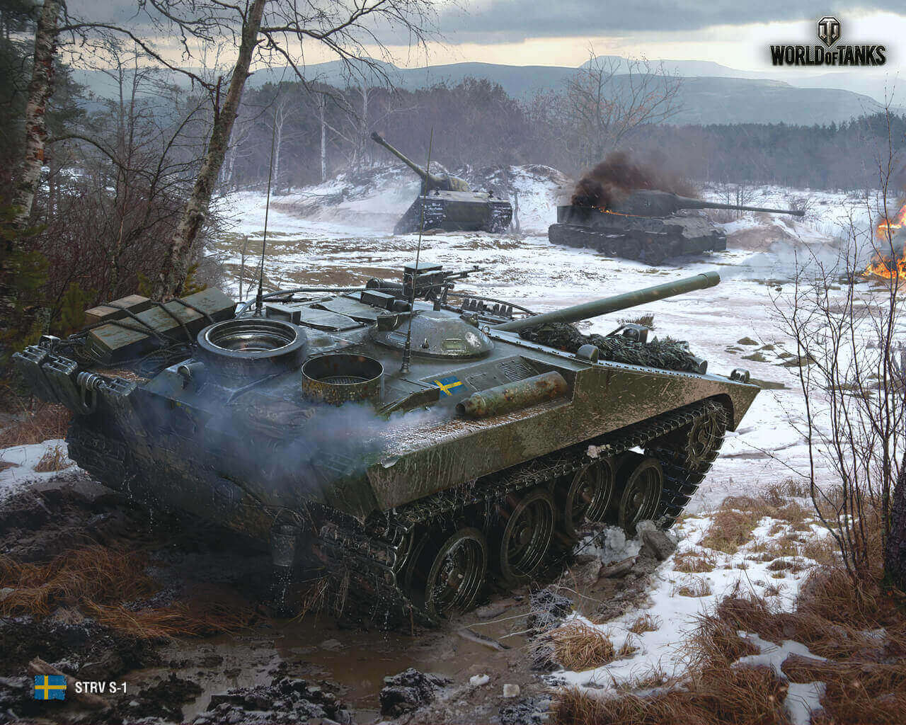 World Of Tanks Strv S1 - HD Wallpaper 