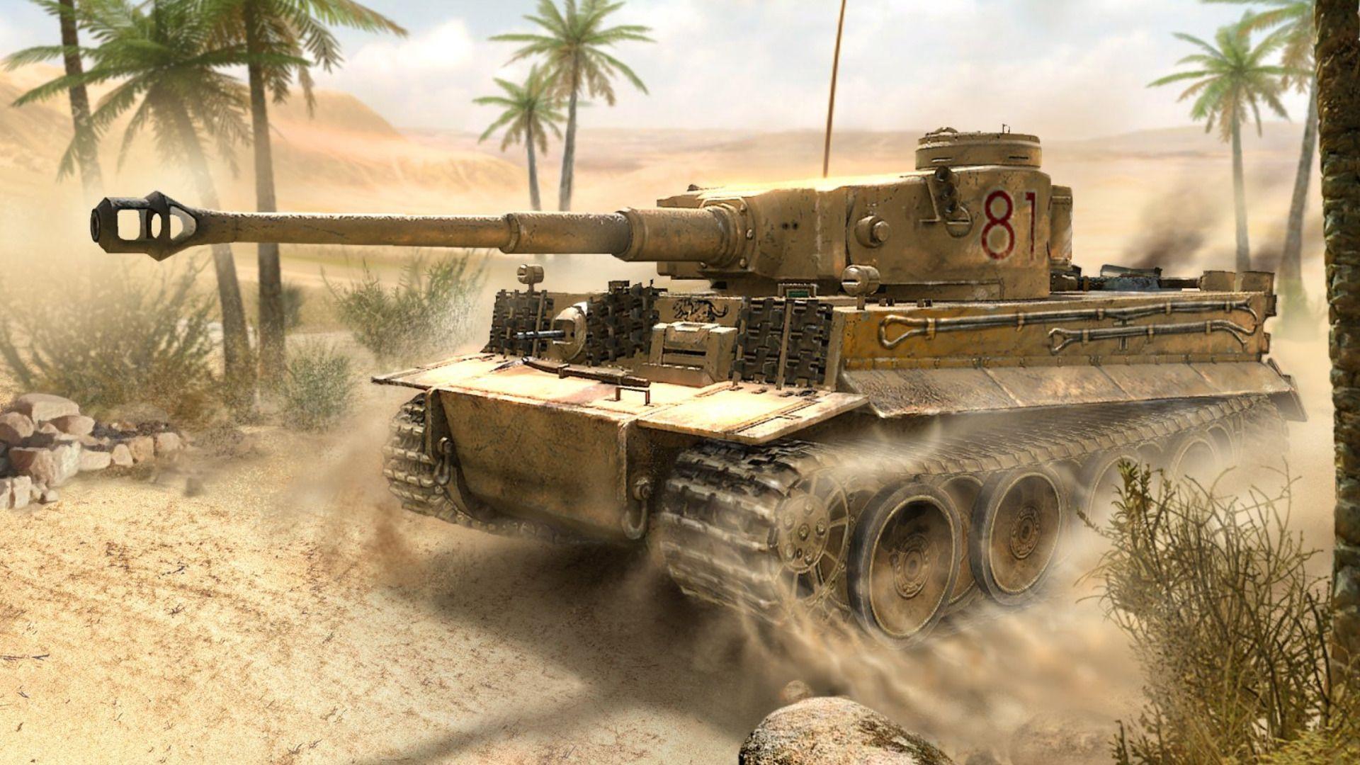 Tiger Tank Wallpaper Hd Widescreen - Theatre Of War 2 Africa - HD Wallpaper 