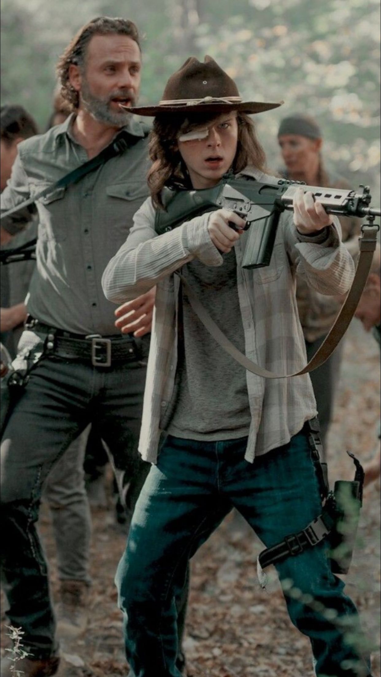 Carl The Walking Dead Season 9 - HD Wallpaper 
