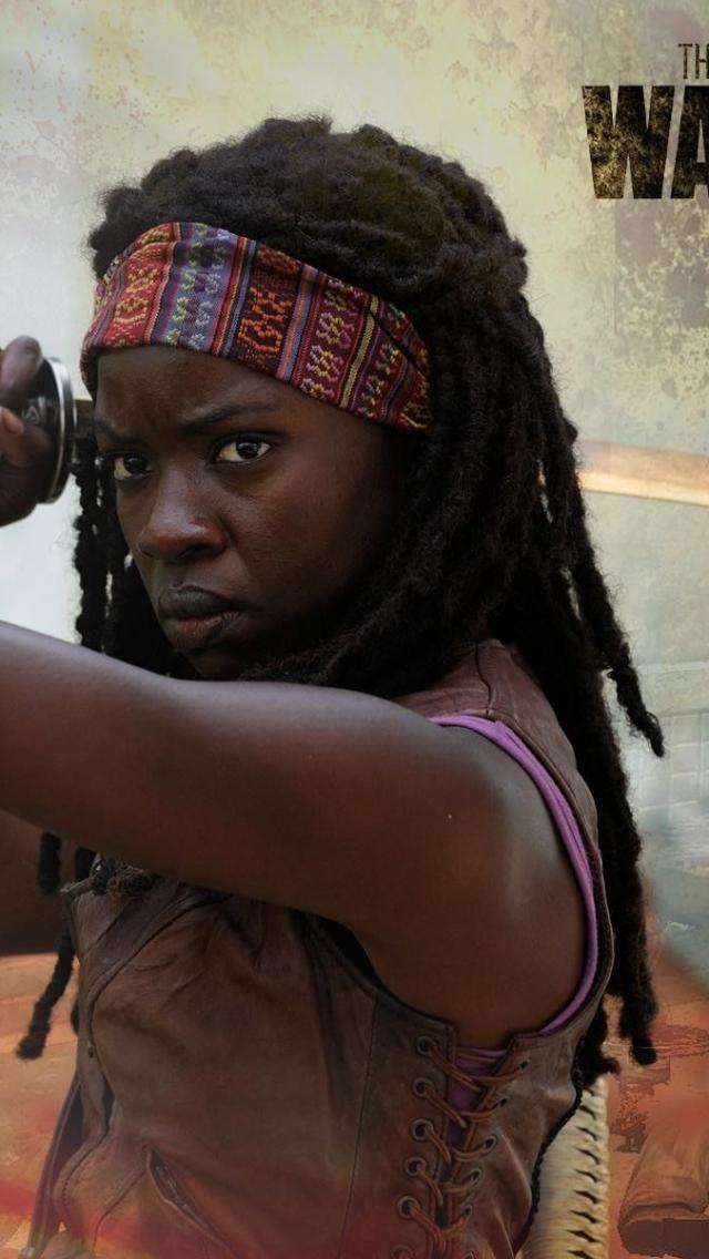 The Walking Dead Michonne - Avengers Infinity Danai Gurira - HD Wallpaper 