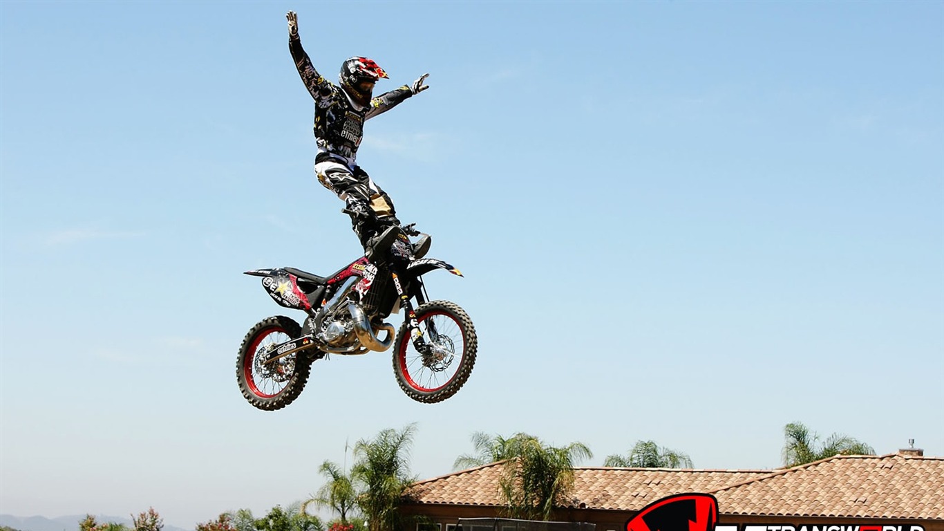 Fmx Motocross Stunt Fancy Wallpaper - Motocross Stunts - HD Wallpaper 