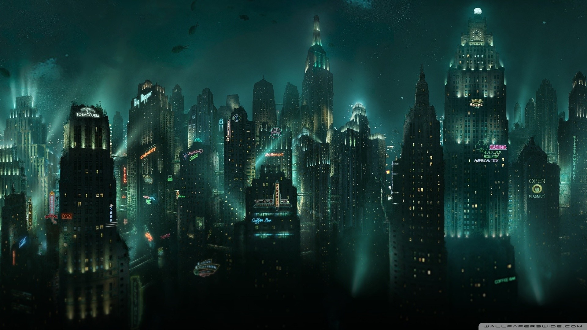 1920x1080, Standard 
 Data Id 124059 
 Data Src /walls/full/c/b/a/124059 - Bioshock Wallpaper Rapture - HD Wallpaper 