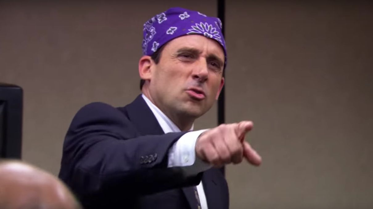 Michael Scott With Bandana - HD Wallpaper 