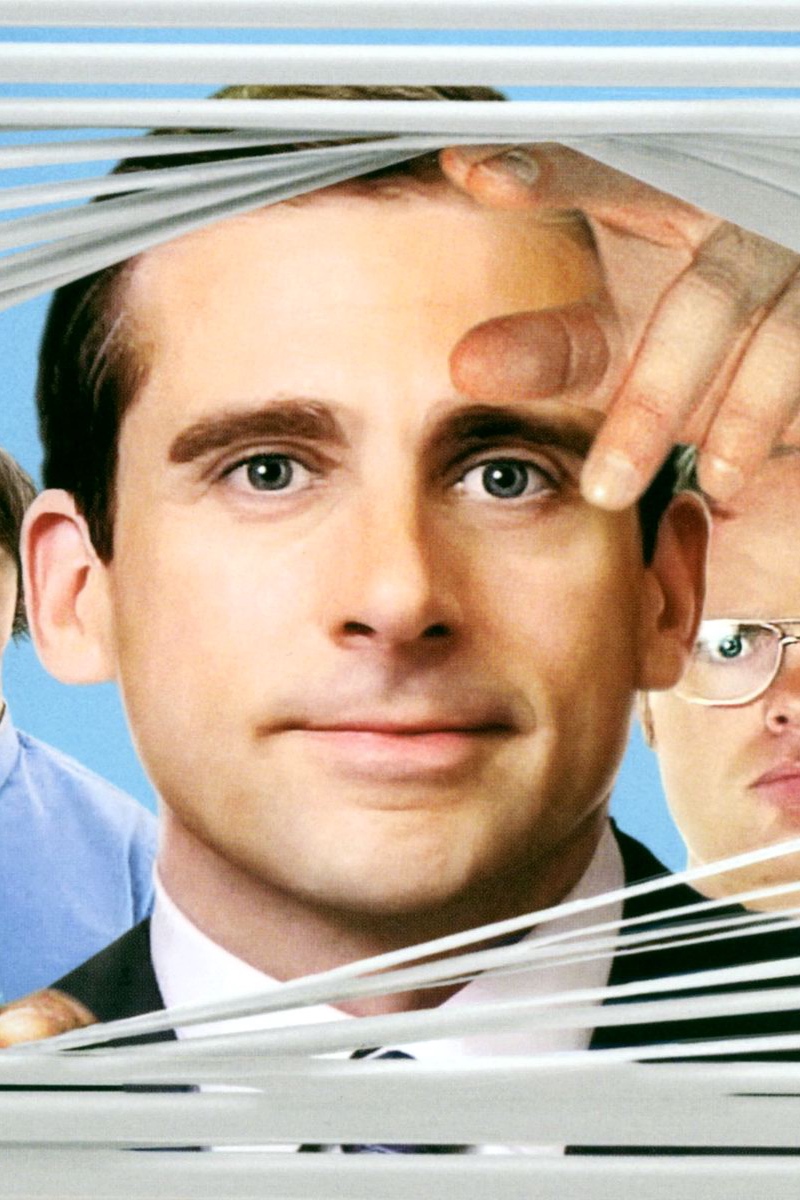 Wallpaper The Office, Steve Carell, John Krasinski, - Dwight Jim Michael And Pam - HD Wallpaper 