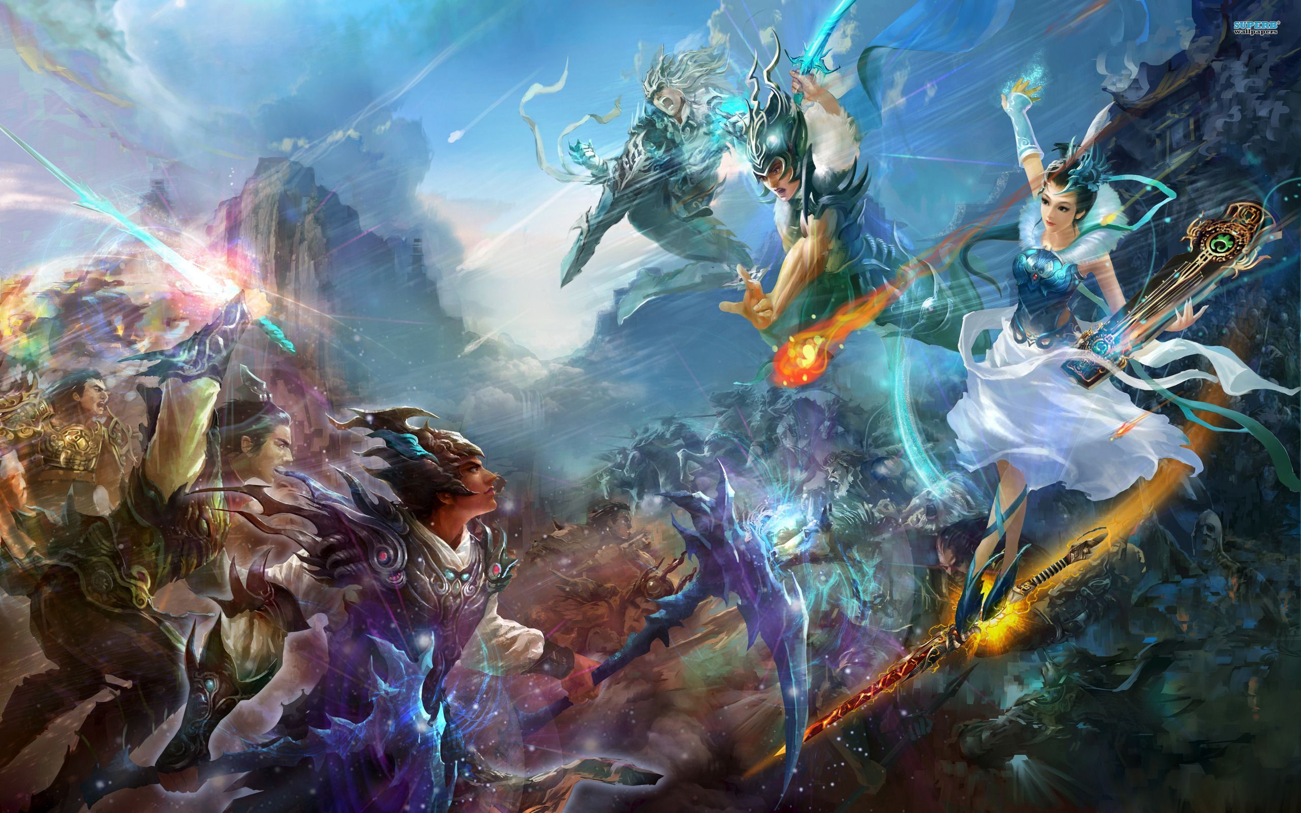 Epic Battle Wallpapers - Jade Dynasty - HD Wallpaper 