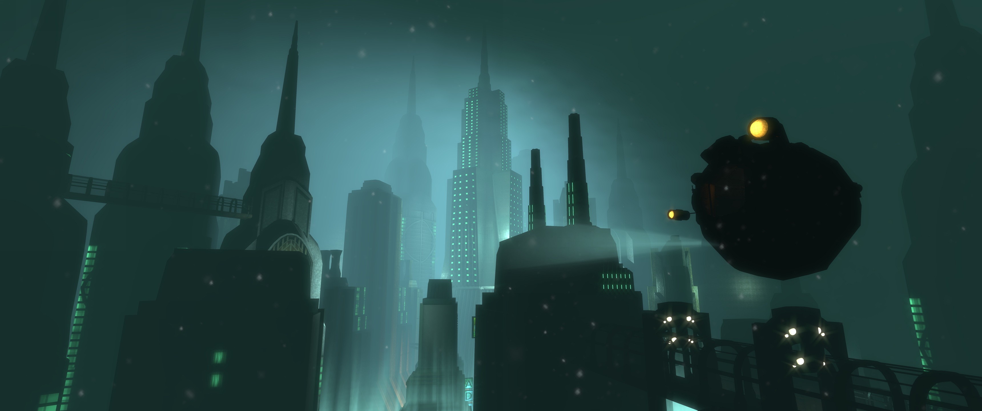 3440x1440, Rapture Bioshock Wallpaper And Background - Bioshock Rapture - HD Wallpaper 