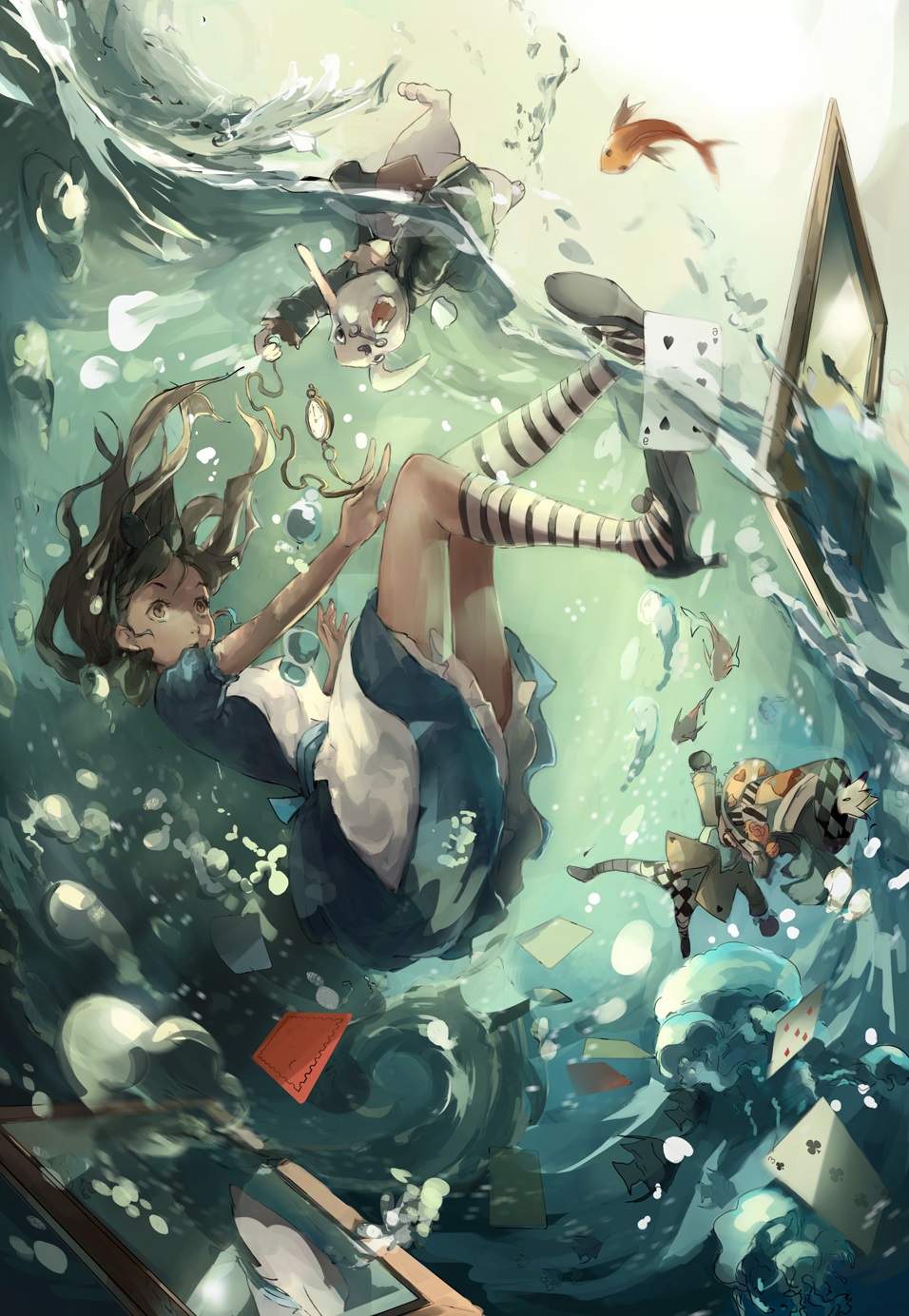 Alice Drowning In Tears - HD Wallpaper 
