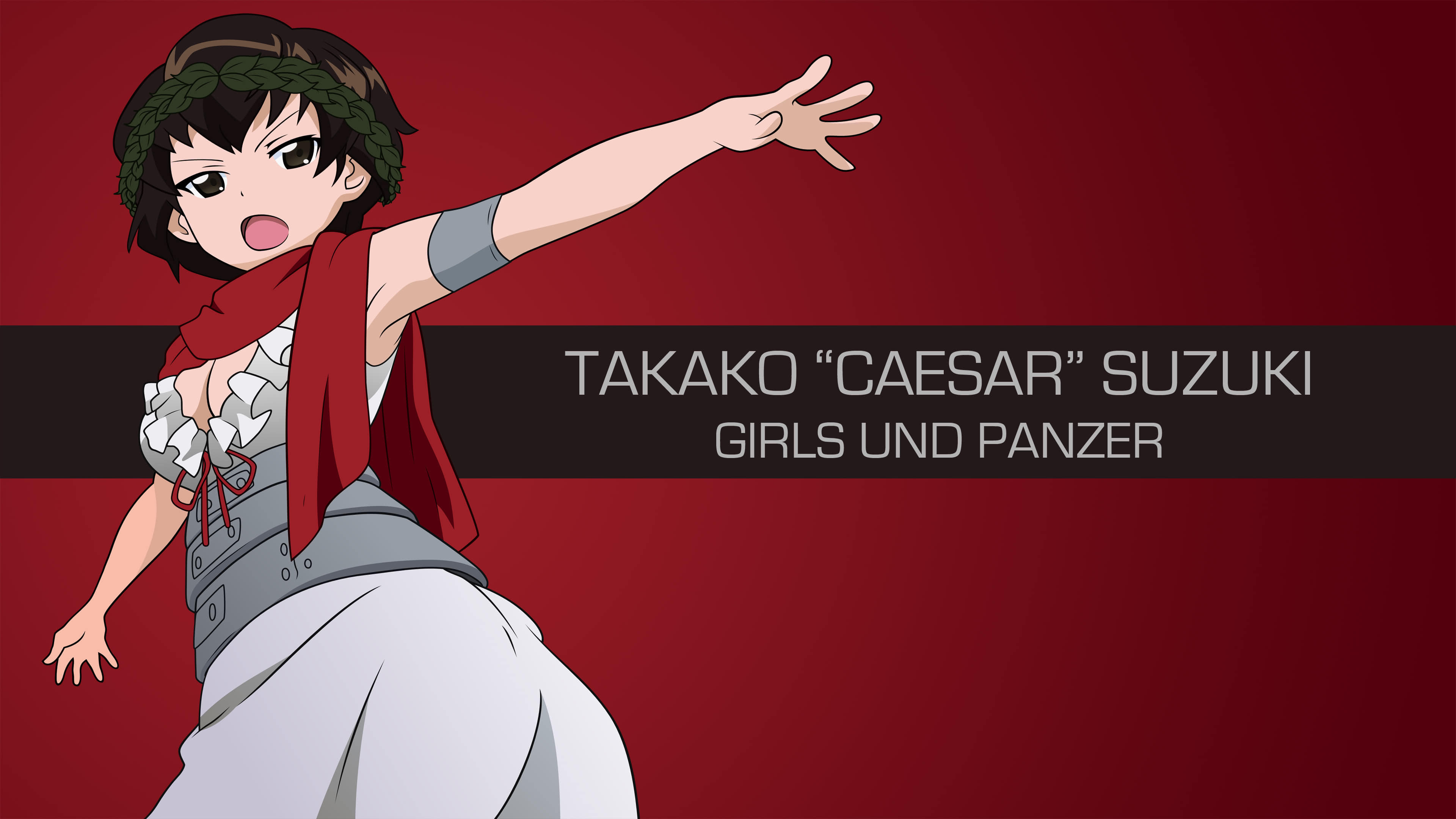 Takako Caesar Suzuki Girls Und Panzer Uhd 4k Wallpaper - Girls Und Panzer Takako Suzuki - HD Wallpaper 