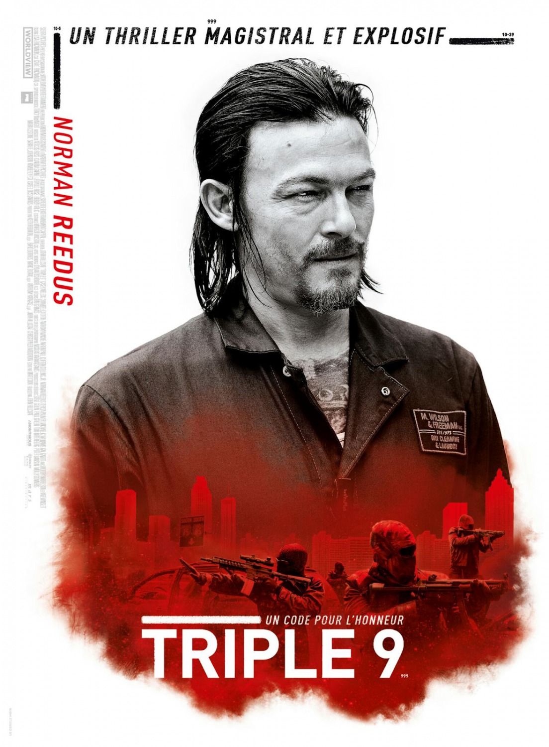 Triple 9 Film Poster - HD Wallpaper 