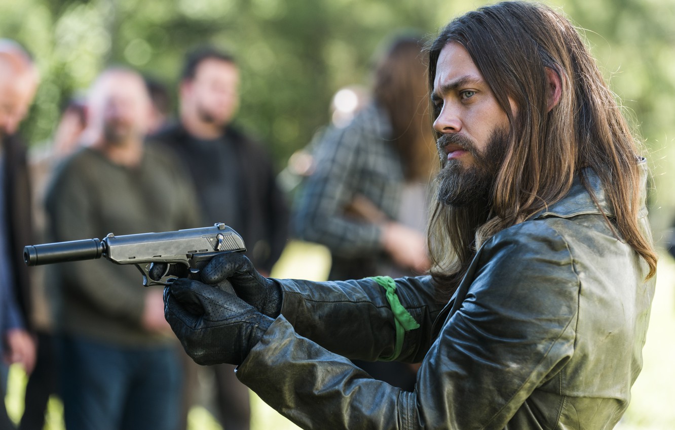 Photo Wallpaper The Walking Dead, Jesus, Tom Payne, - Jesus Walking Dead Season 8 - HD Wallpaper 