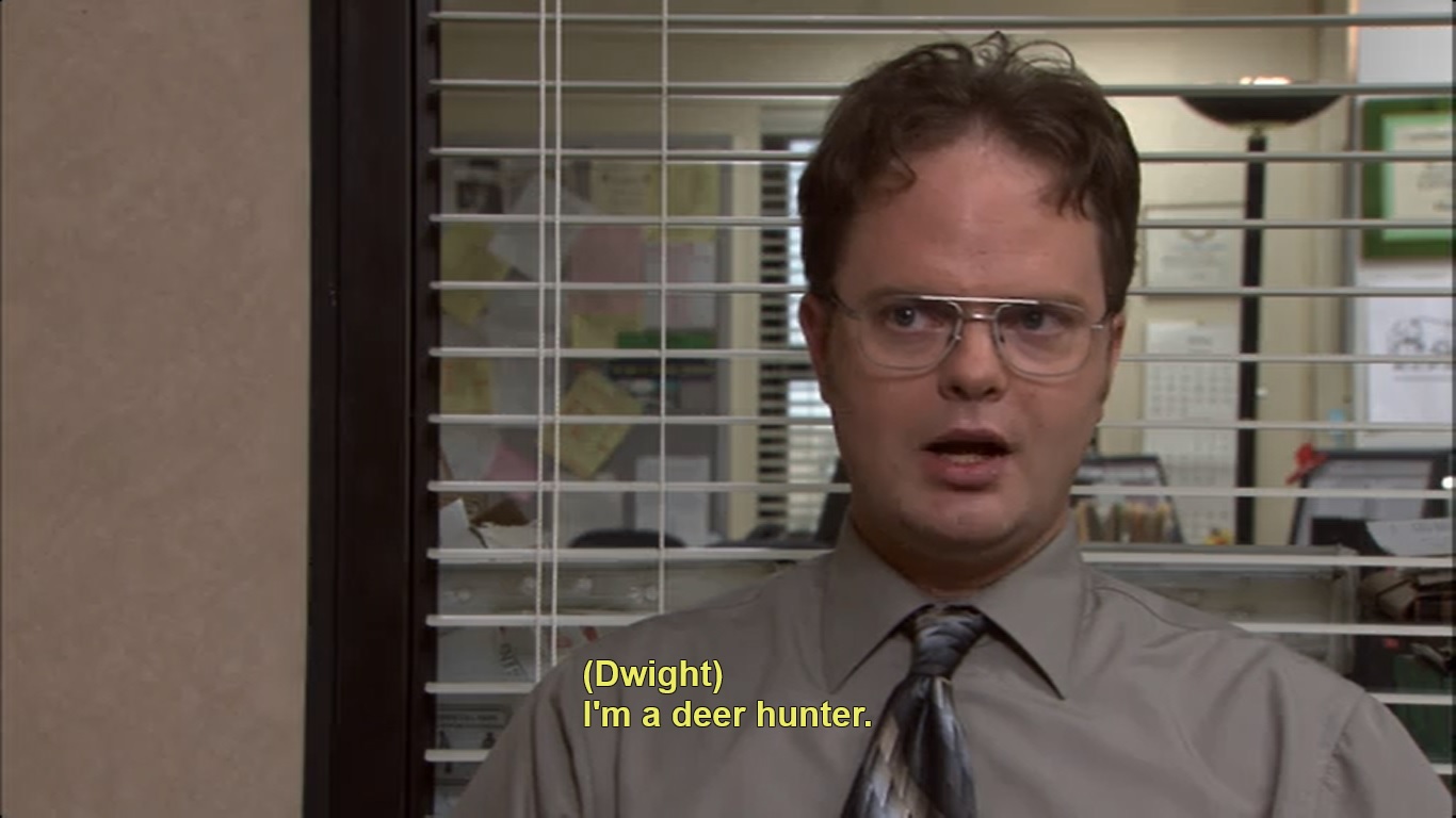 Deer Hunter Dwight Schrute - HD Wallpaper 