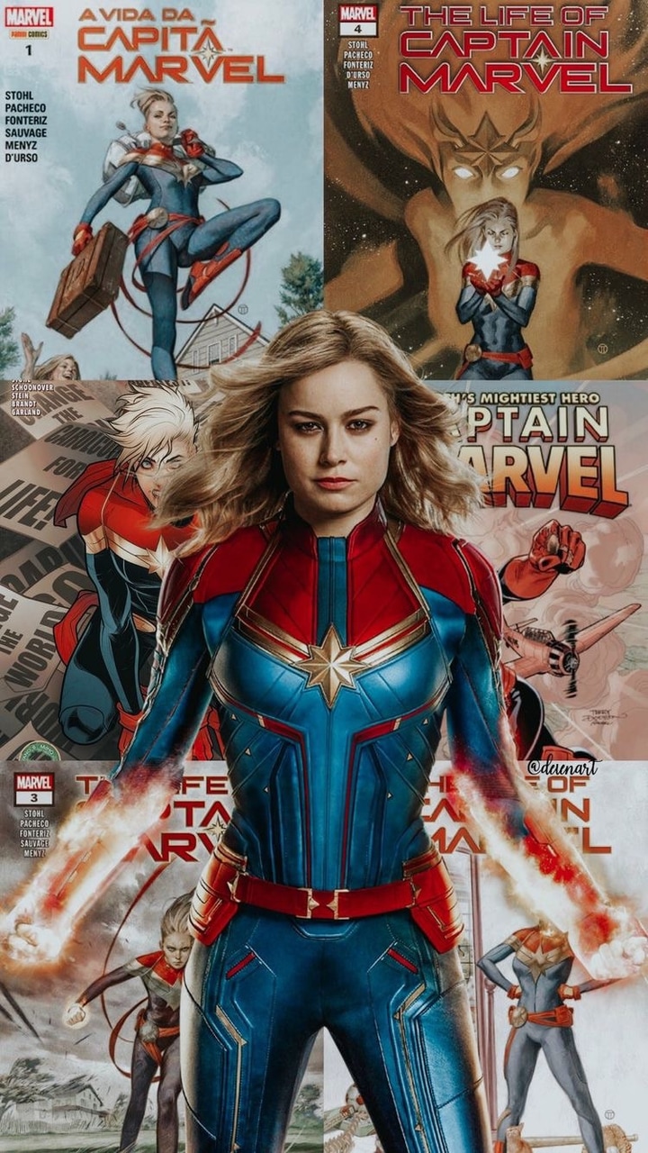 Avengers, Marvel, And Wallpaper Image - Captain Marvel - HD Wallpaper 
