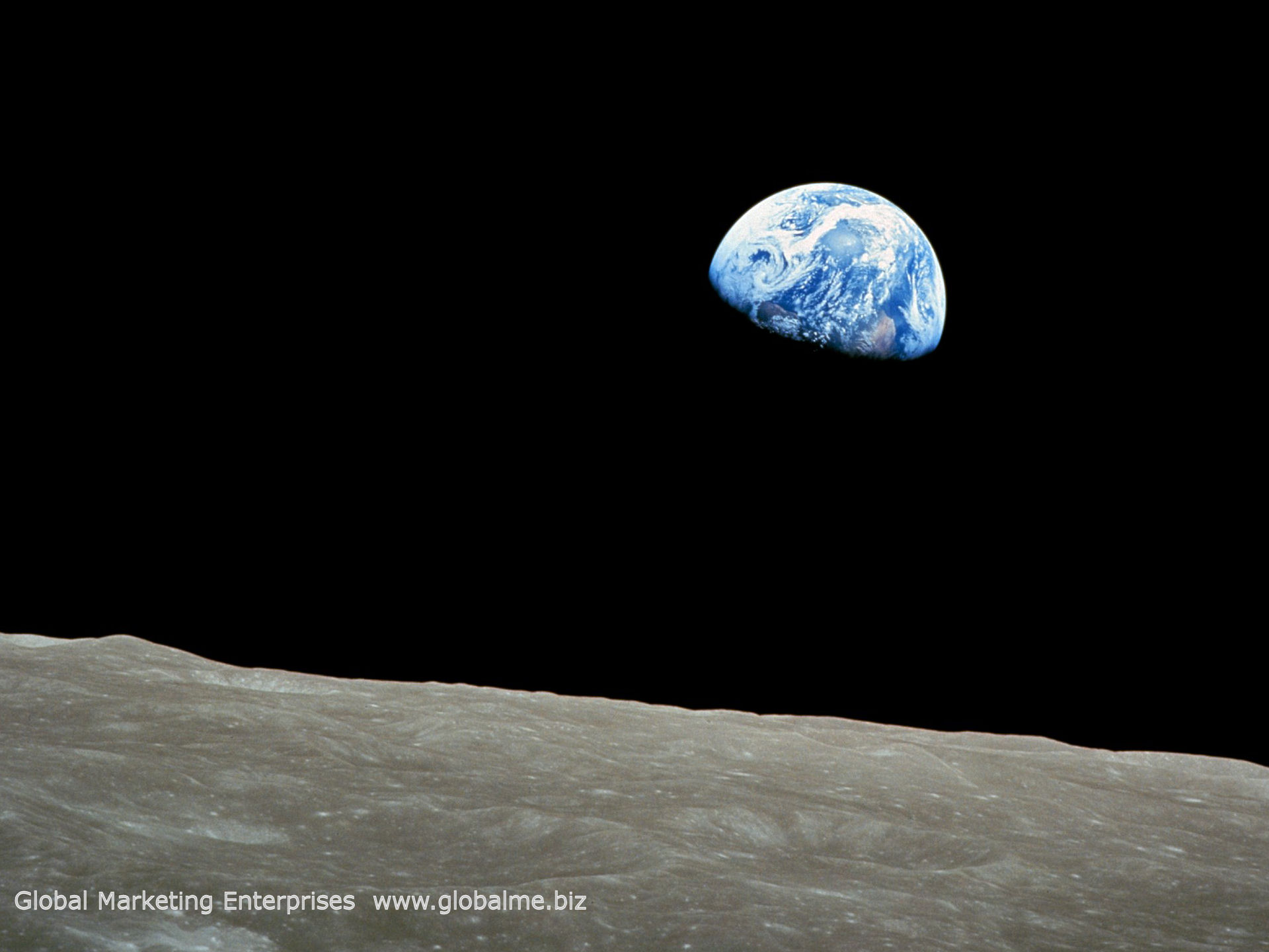 Earth From Moon Landing - HD Wallpaper 
