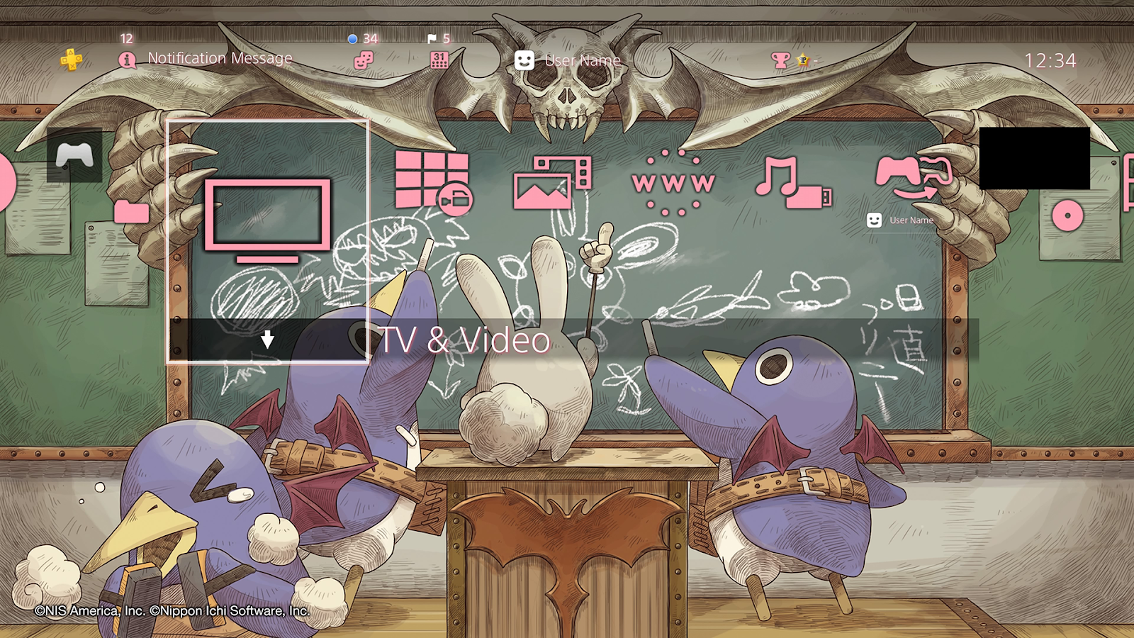 Prinny Ps4 Theme - HD Wallpaper 