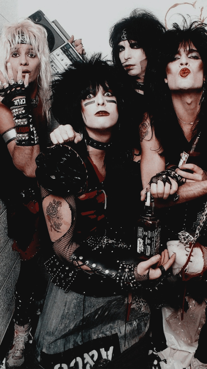 80s Hair Band Motley Crue - HD Wallpaper 