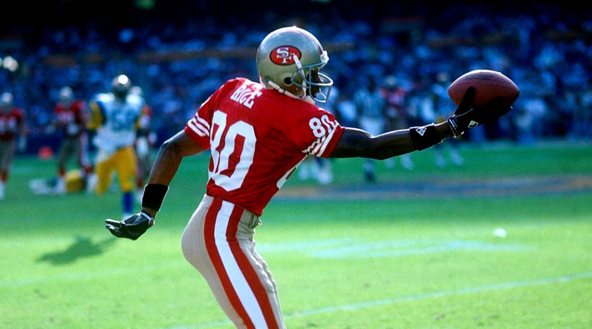 Jerry Rice My Life Of Dad - Jerry Rice Catch - HD Wallpaper 