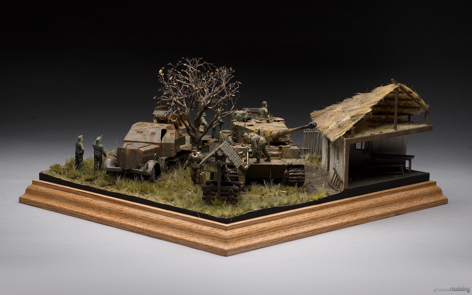 Ww2 Village Diorama - HD Wallpaper 
