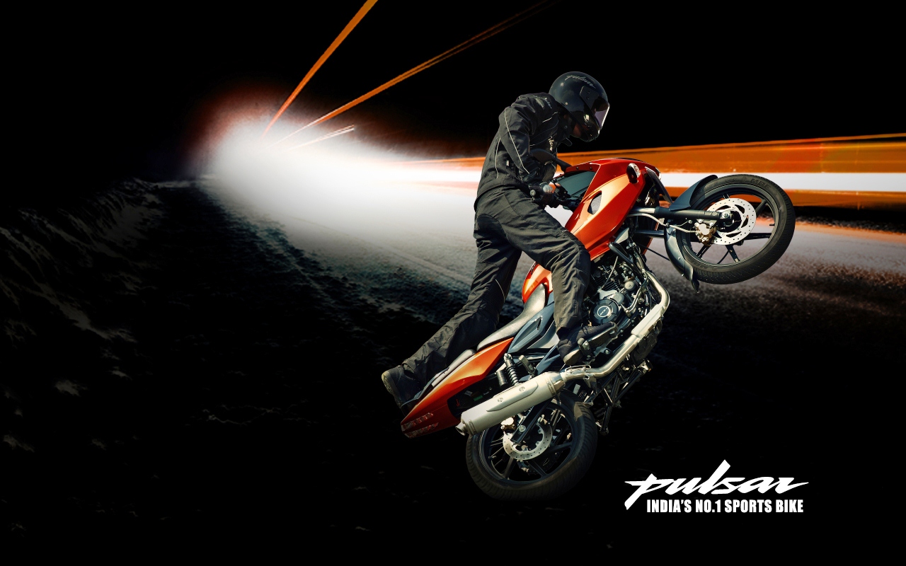 Bajaj Pulsar 220 Stunt Mania - Bajaj Pulsar 220 Stunts - HD Wallpaper 