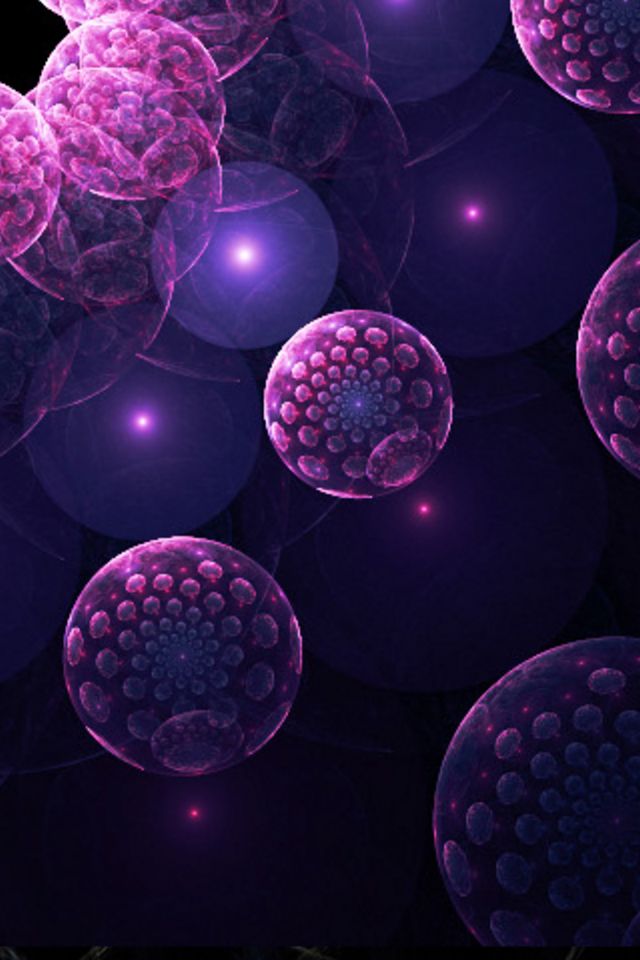 Purple Virus Wallpaper - Virus Wallpaper Phone - HD Wallpaper 