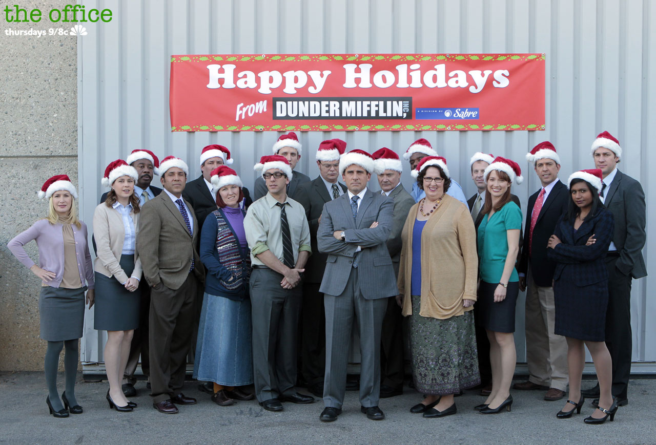 Dunder Mifflin Christmas Card - HD Wallpaper 