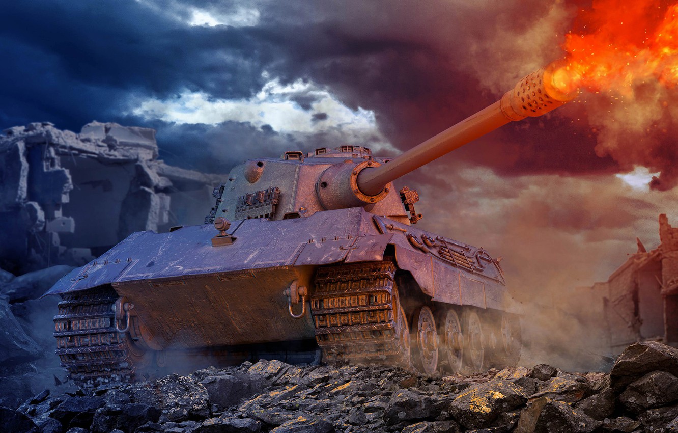 Wallpaper World Of Tanks Wot Wotart Anderarts E75 E75 - World Of Tanks E75 - HD Wallpaper 