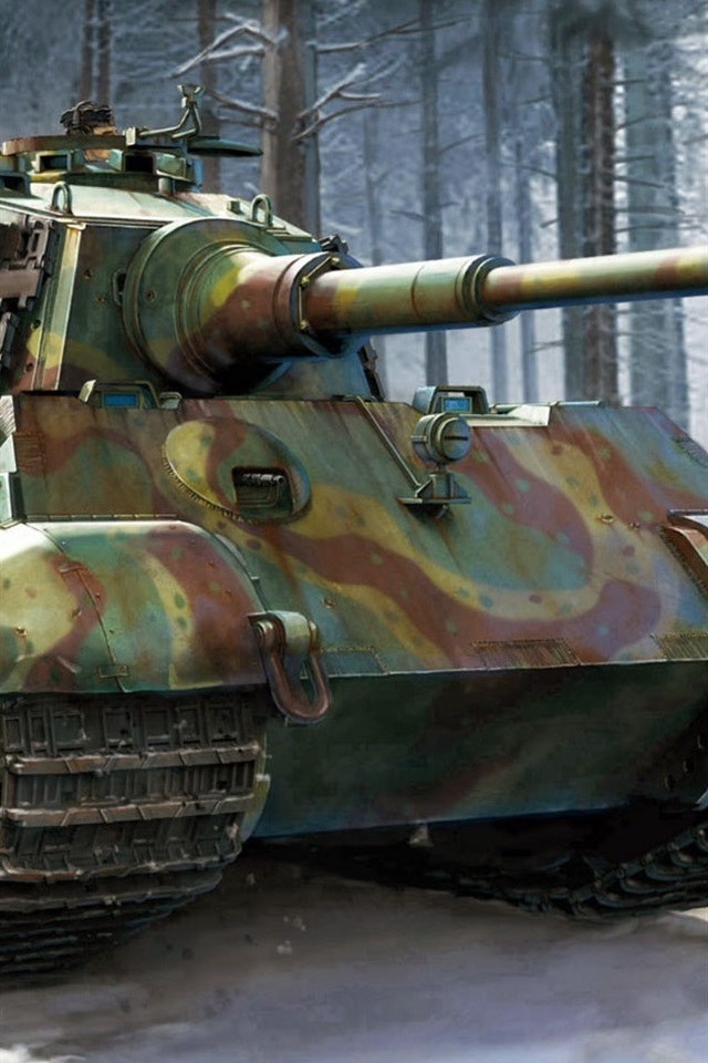 Iphone Wallpaper German Heavy Tank, Royal Tiger Ii - Takom King Tiger Henschel - HD Wallpaper 