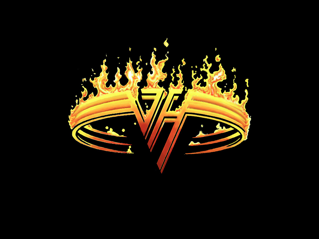 Van Halen Fire Logo - 1024x768 Wallpaper 